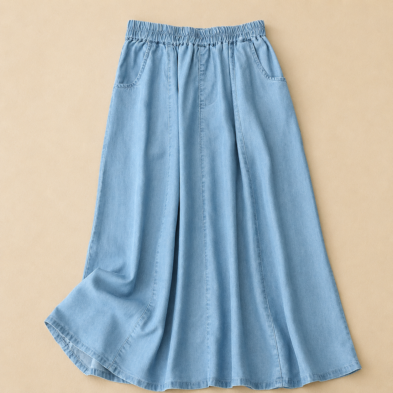 Jupe Midi en Denim