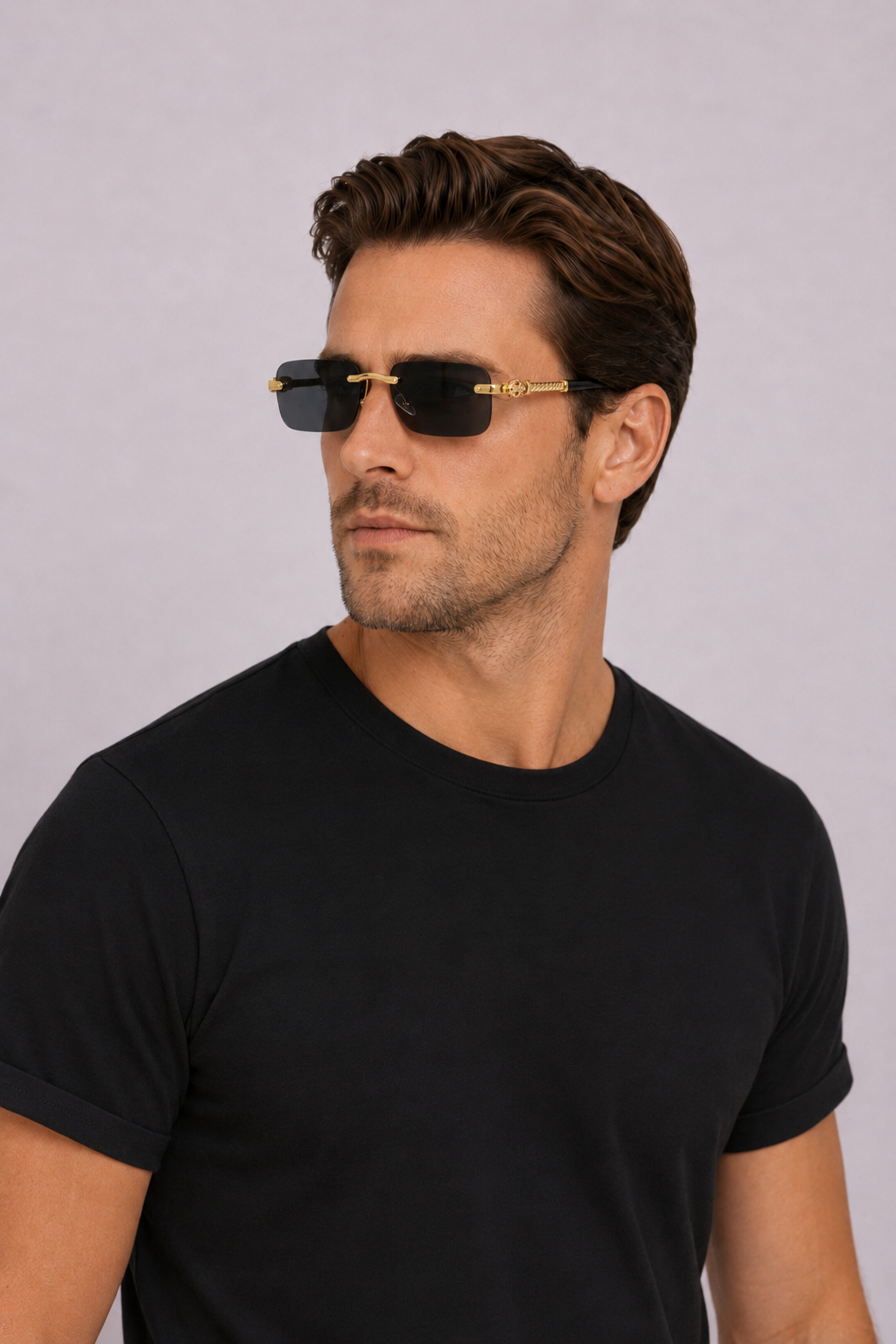 Lunettes de Soleil Carrées Tête de Fauve