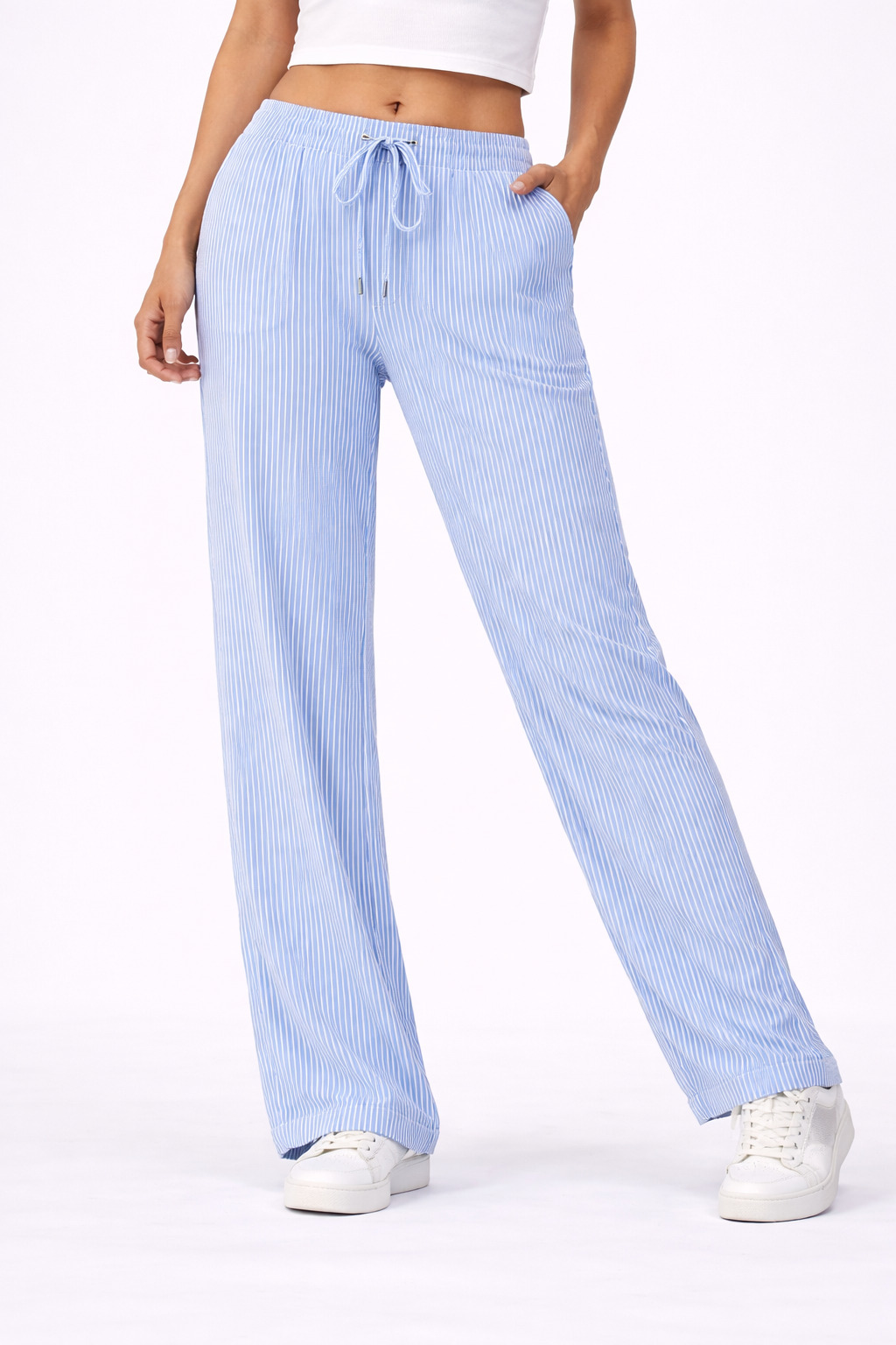 Pantalon ample de coupe classique