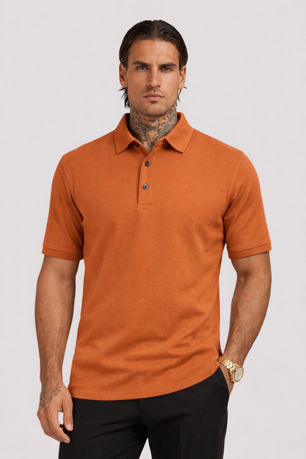Polo en coton de la ligne classique