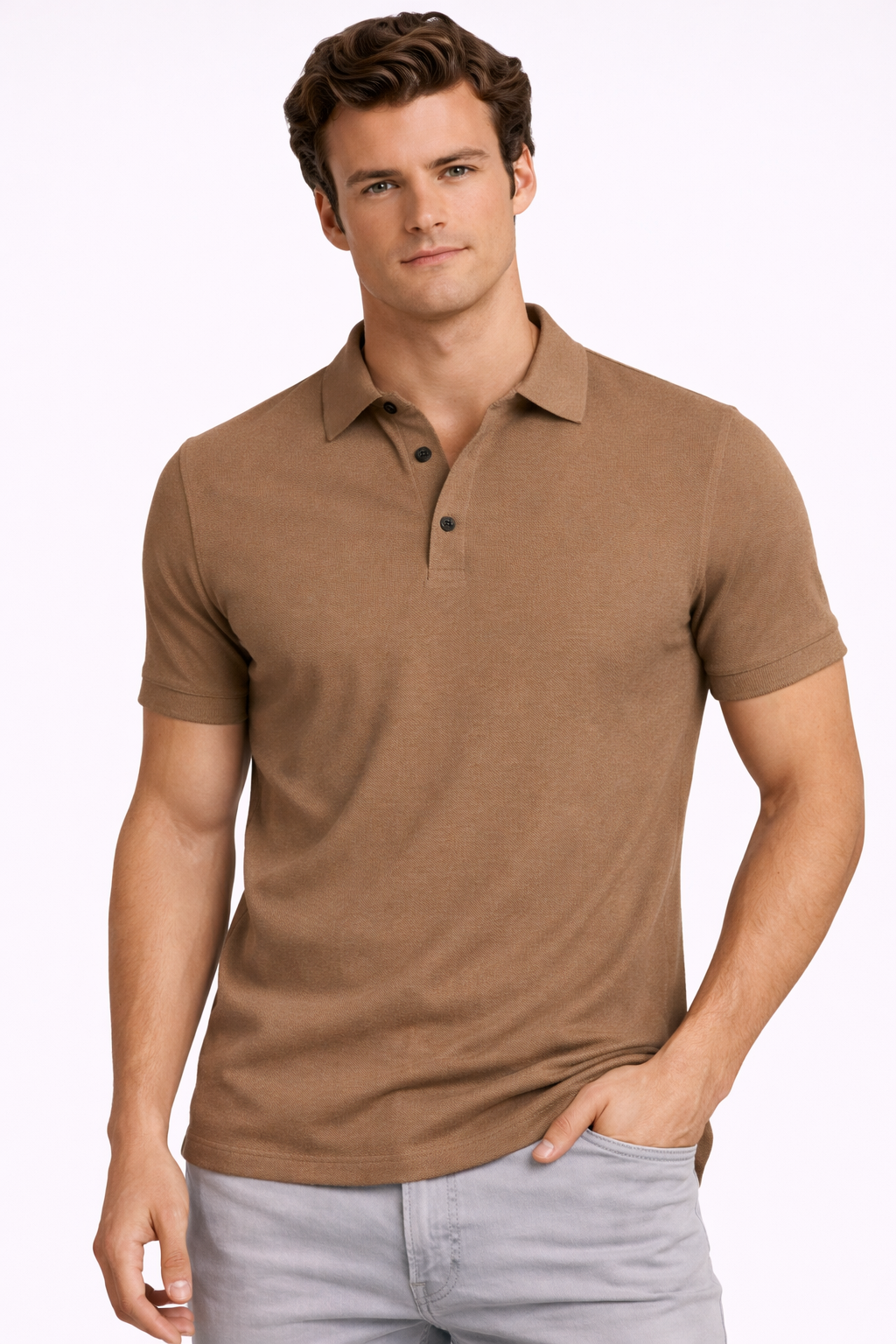 Polo en maille piquée