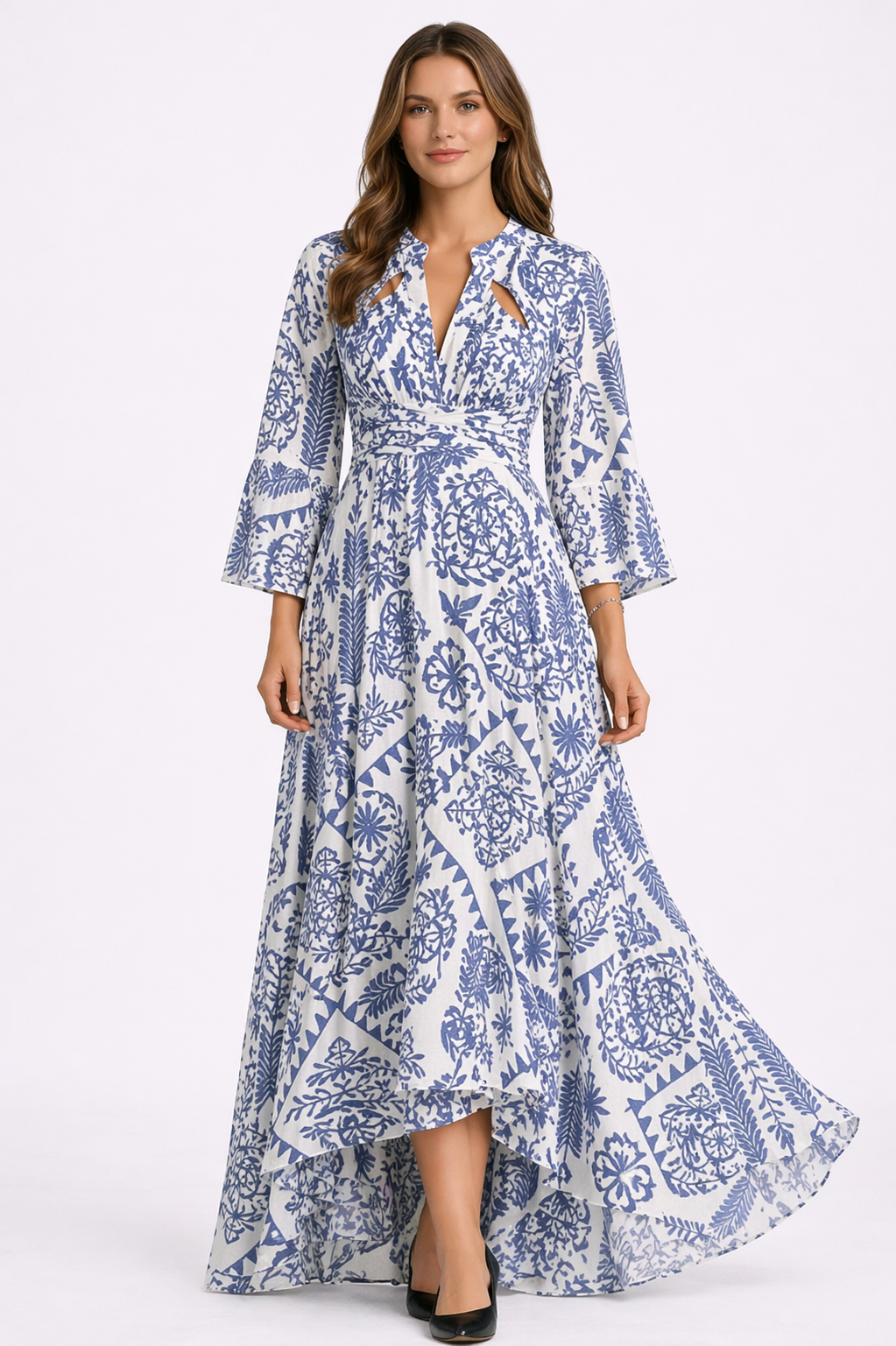 Robe imprimée abstraite