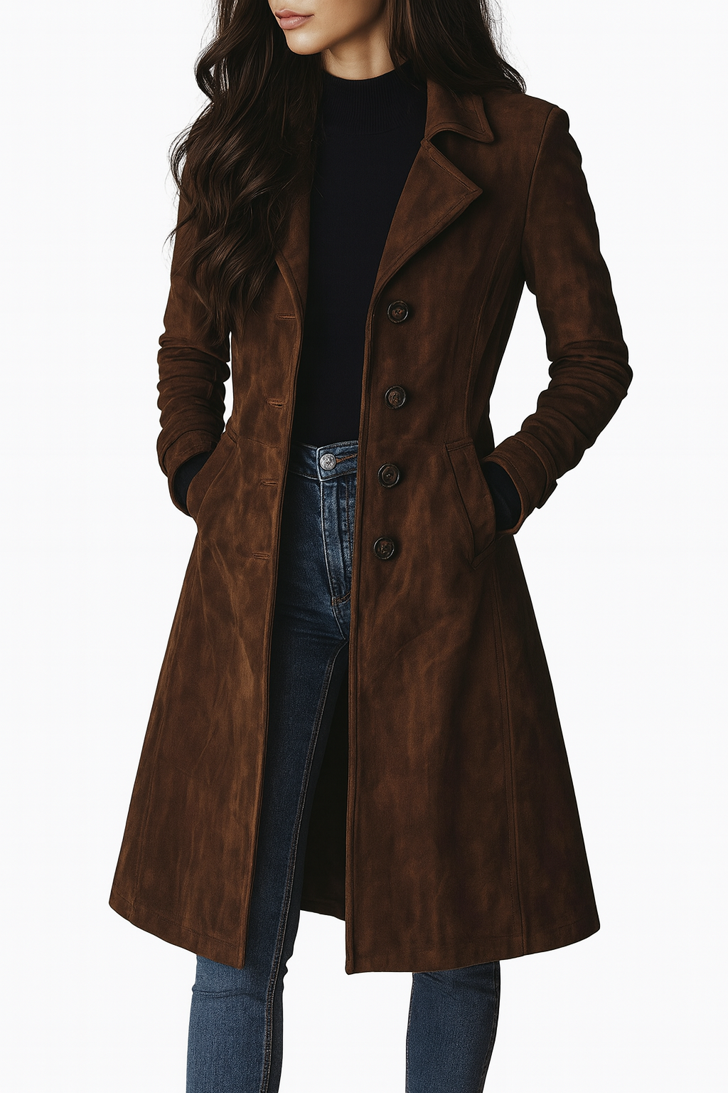 Manteau Long Élégant pour une Chaleur et un Style Intemporels