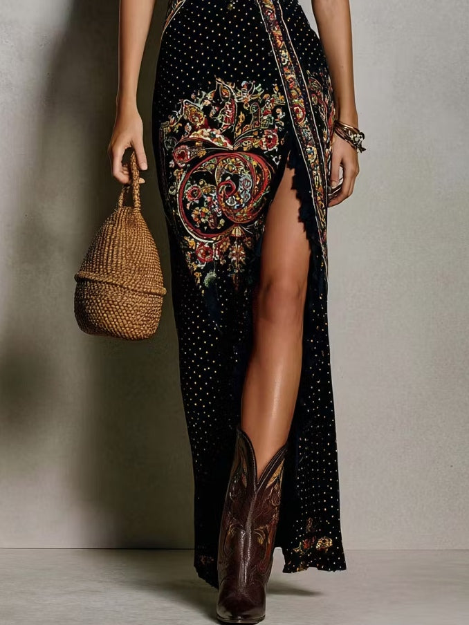 Ava | Bohemian Printed Dress