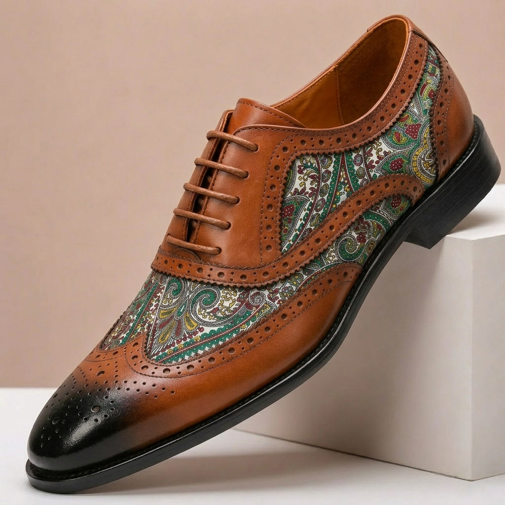 Richelieus Brogue Paisley