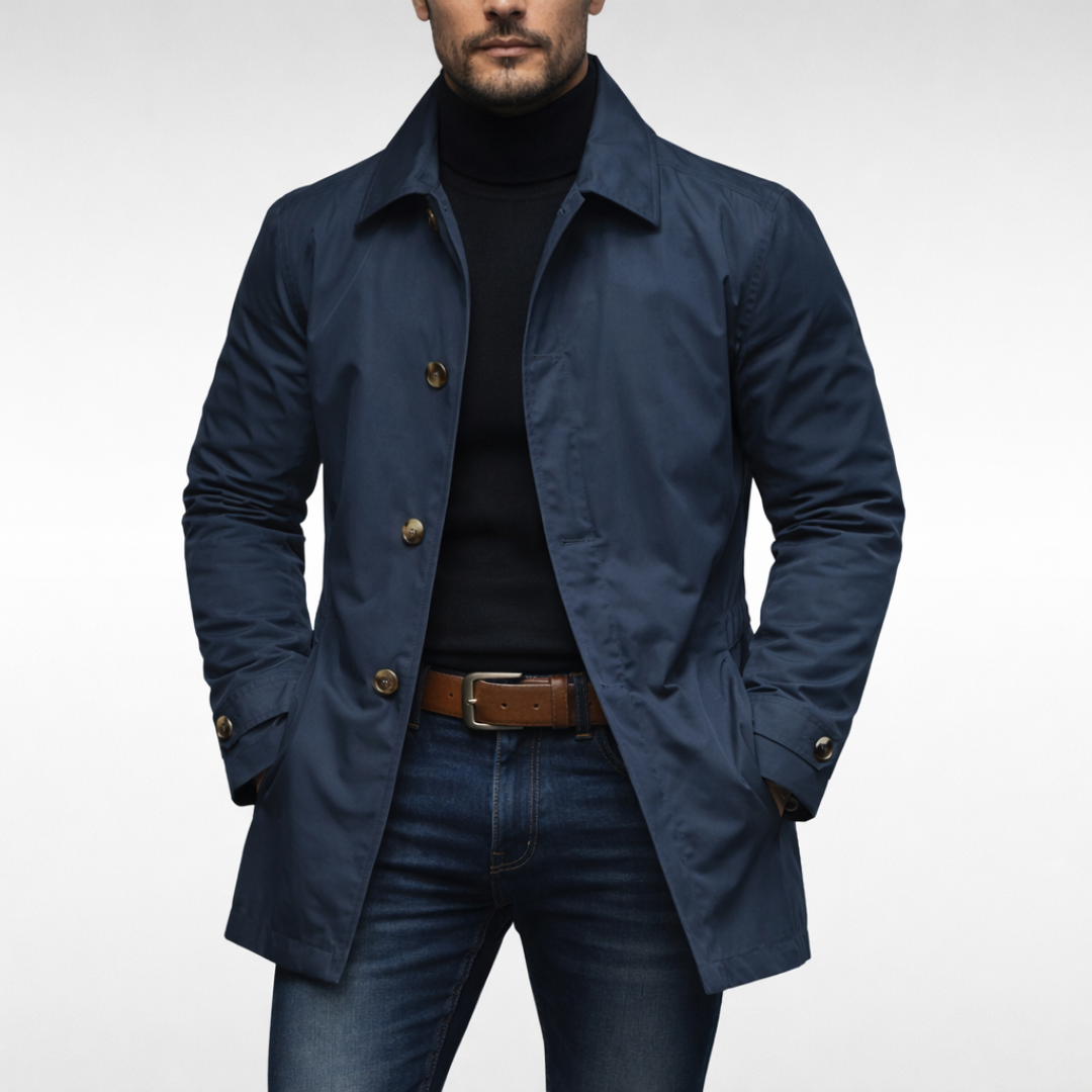 Manteau ajusté à coupe droite