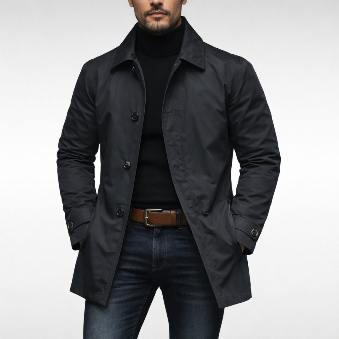 Manteau ajusté à coupe droite