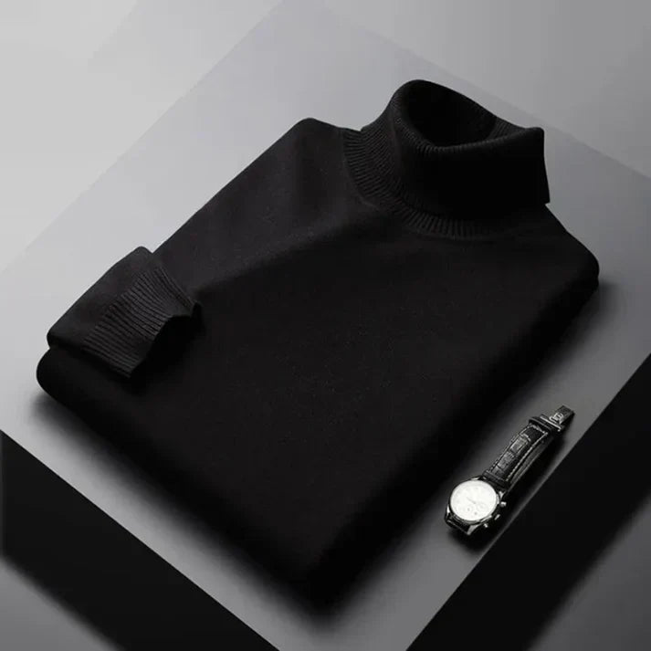 Pull à col roulé en cachemire