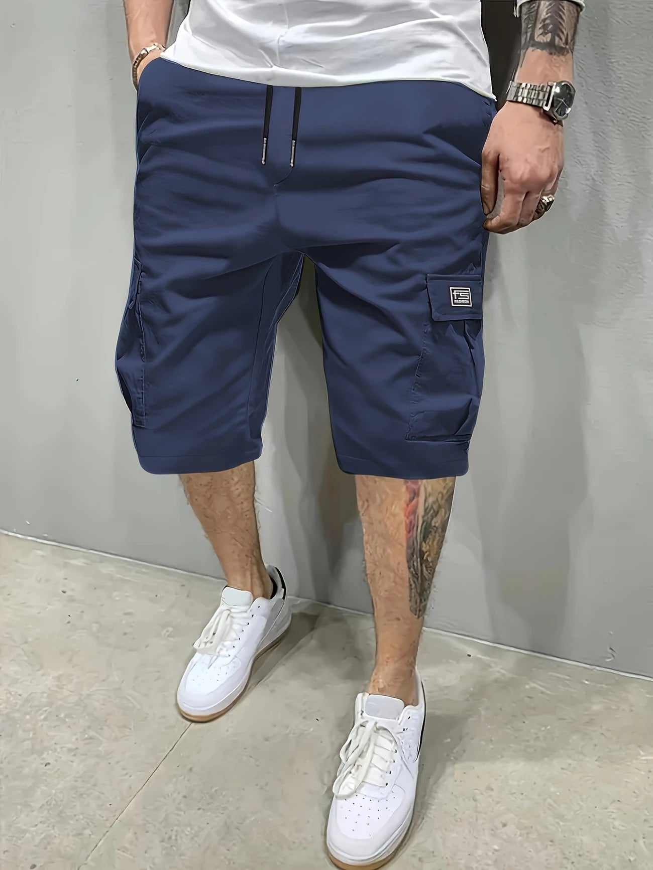 Pantalon cargo court