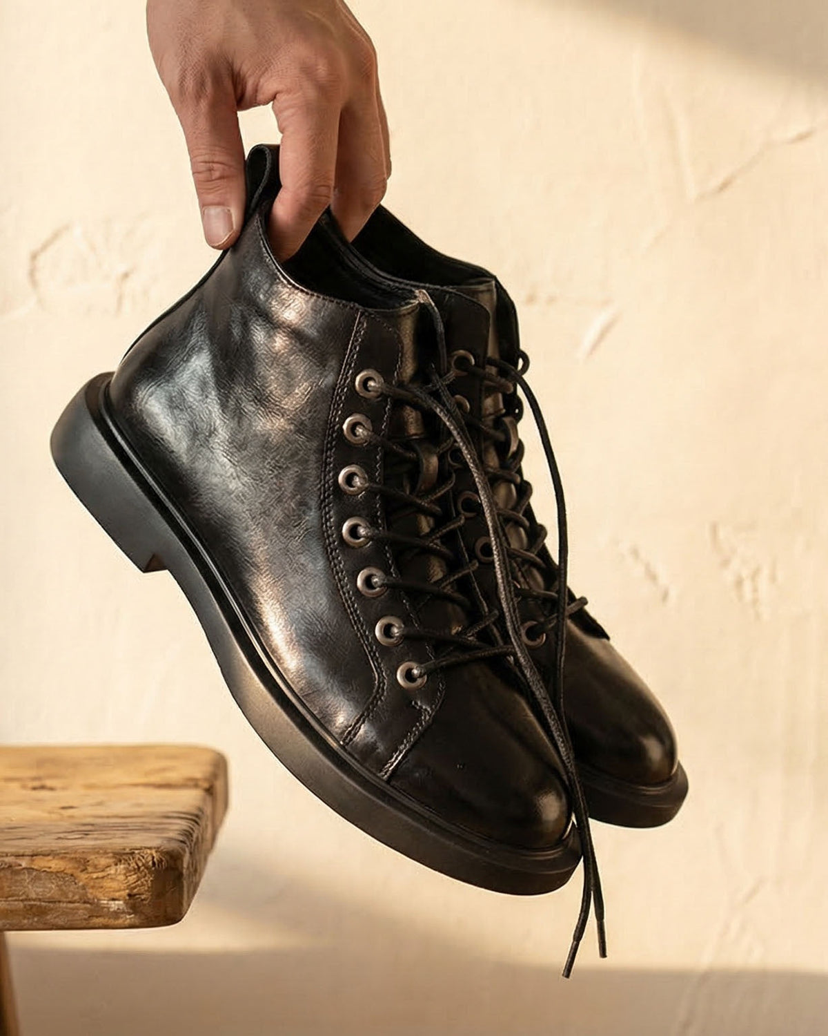 Bottines Lacées