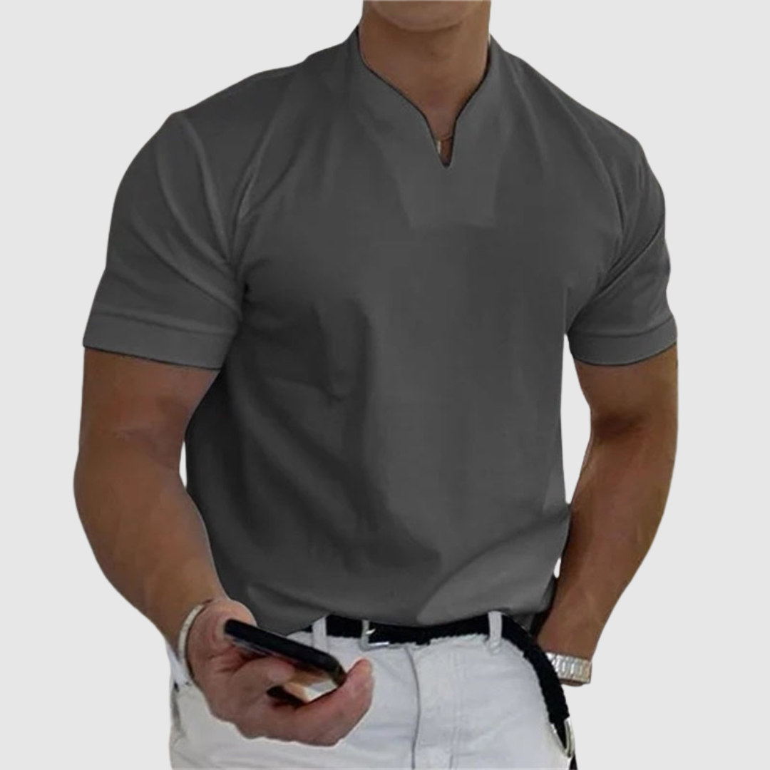 Polo en maille extensible