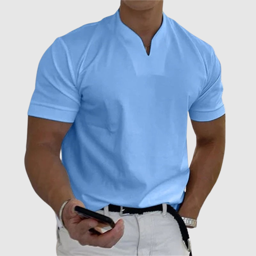 Polo en maille extensible