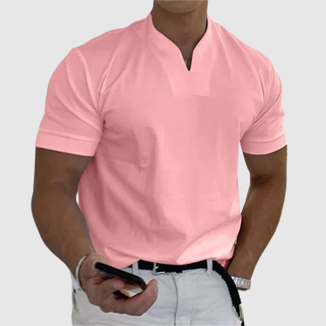 Polo en maille extensible