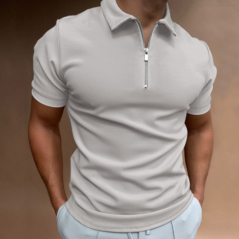 Polo zippé