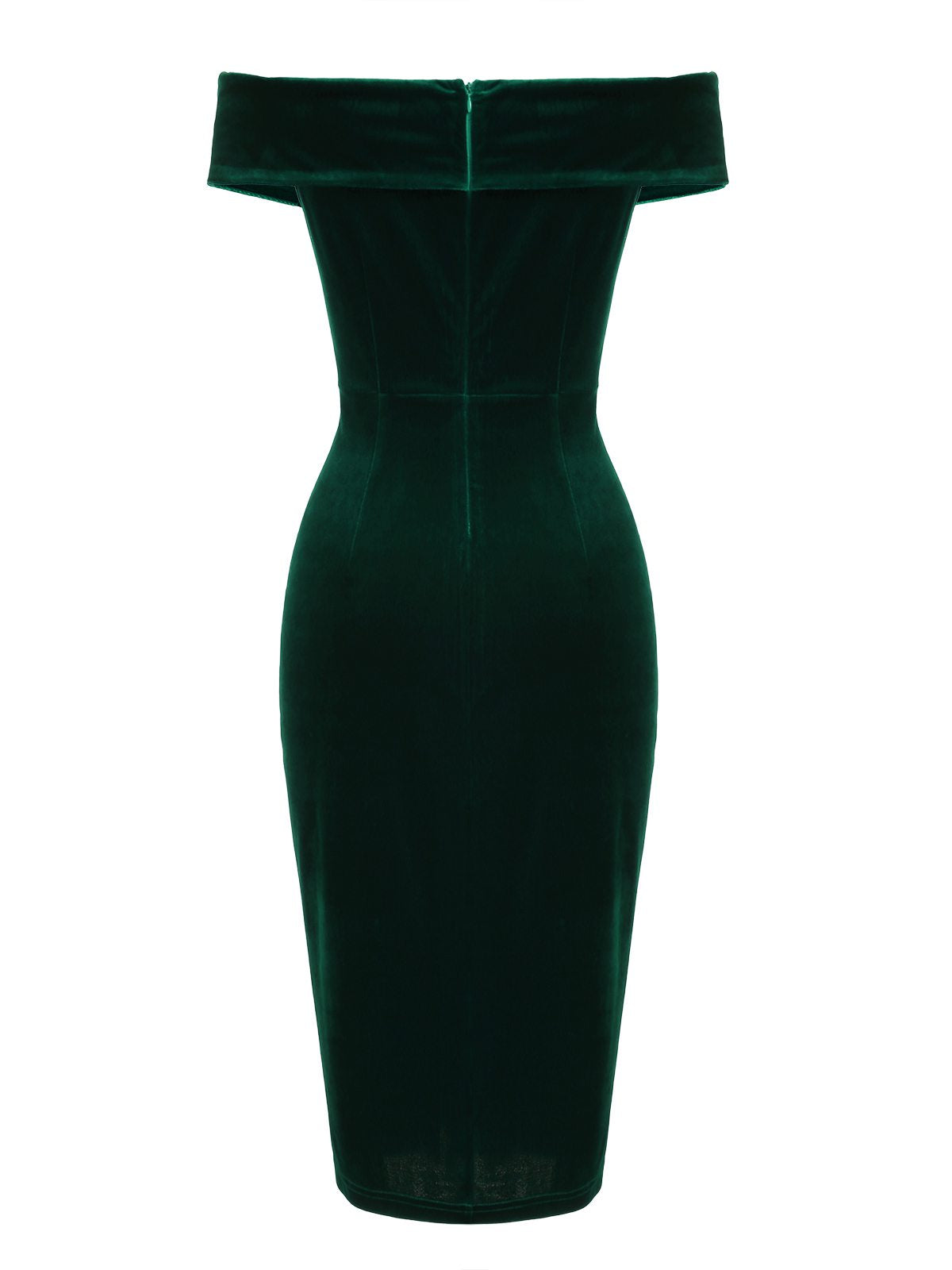 Robe moulante en velours