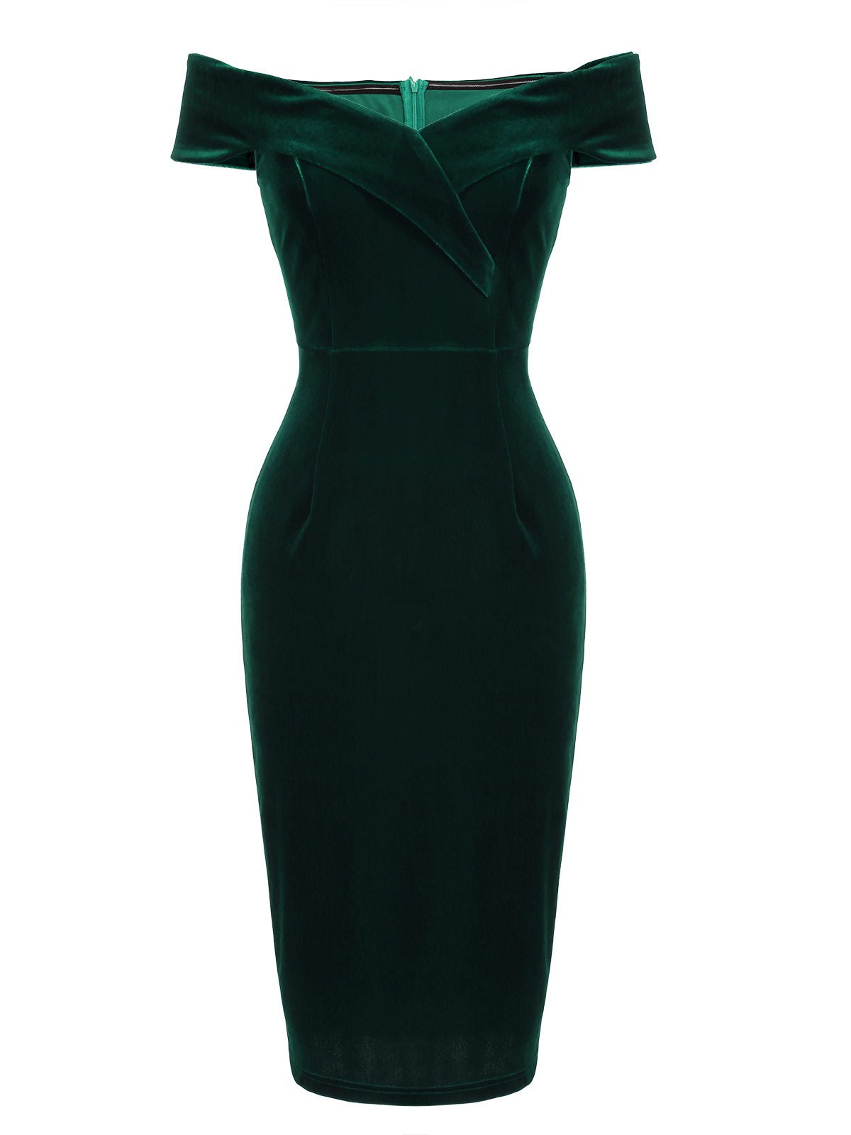 Robe moulante en velours