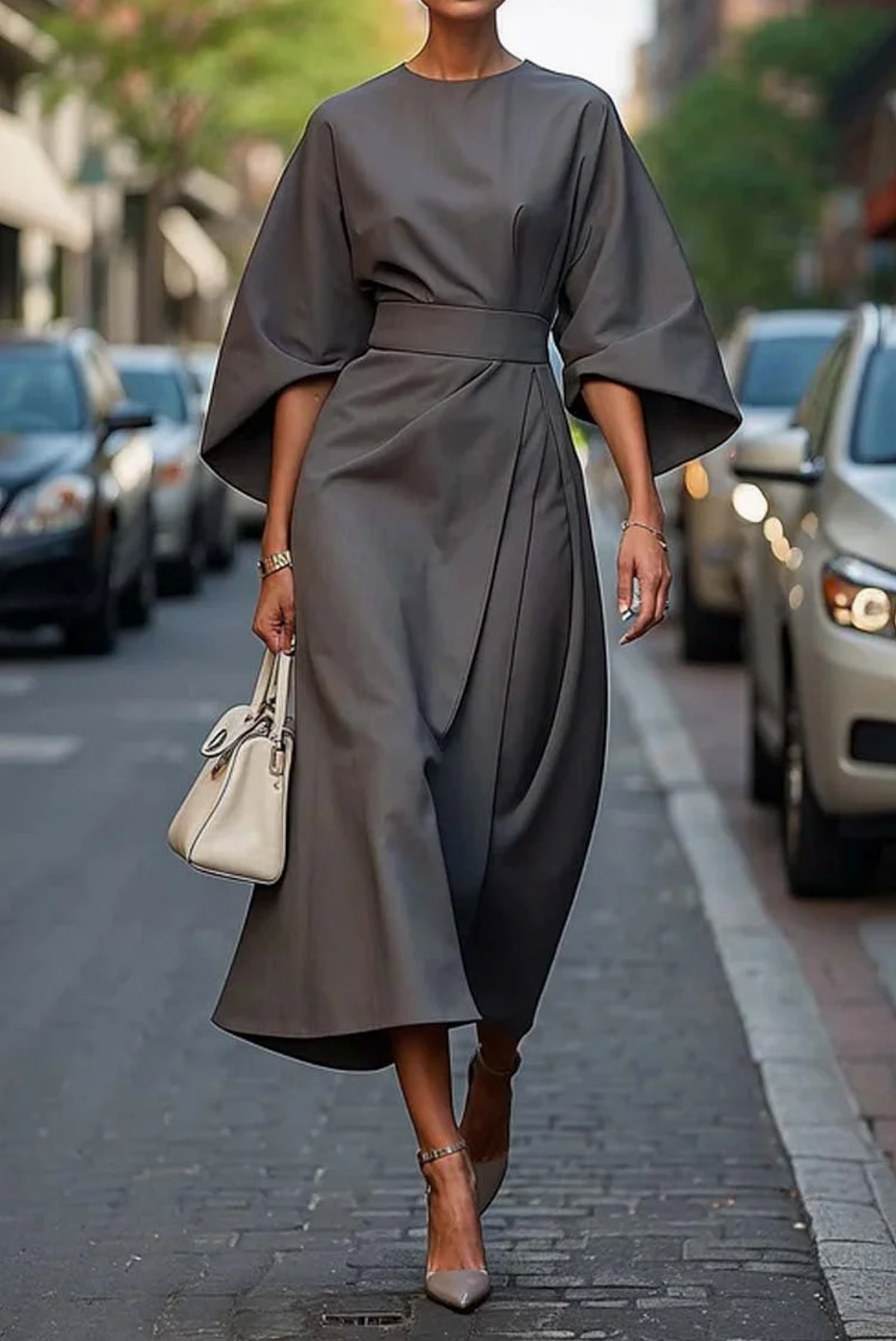 Robe à manches amples