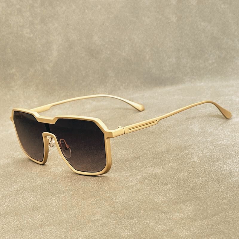 Lunettes de Soleil Masque Métal