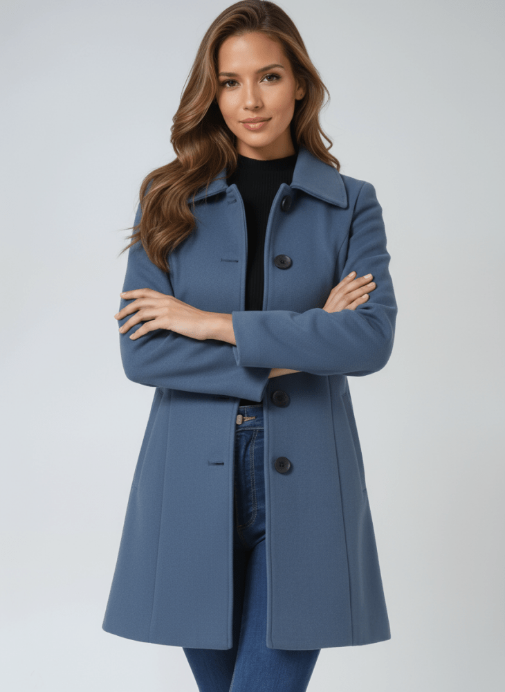 Manteau d'hiver à fermeture boutonnée