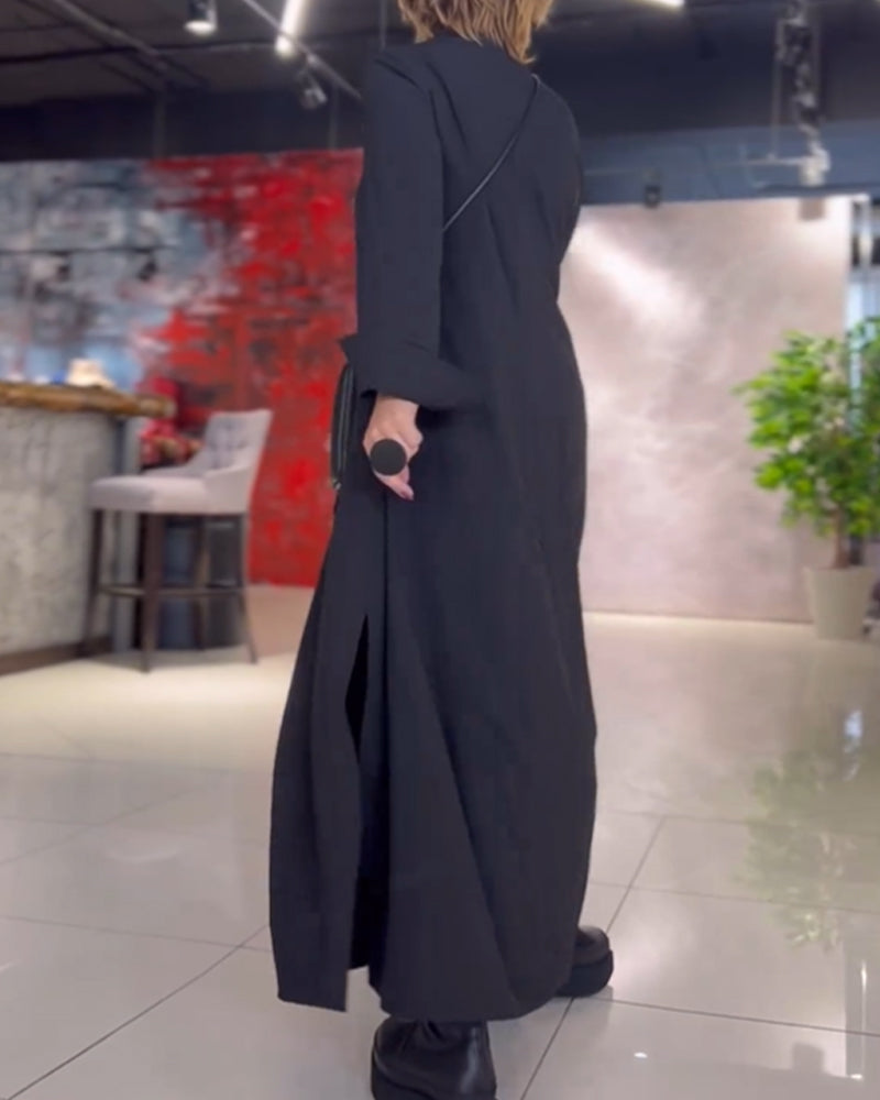 Robe maxi coupe décontractée