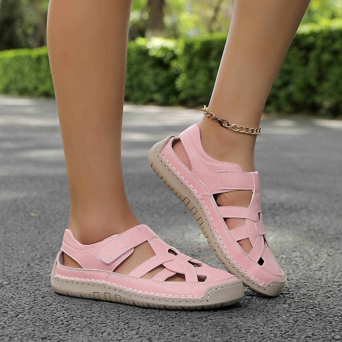 Sandalias Abiertas de Tiras