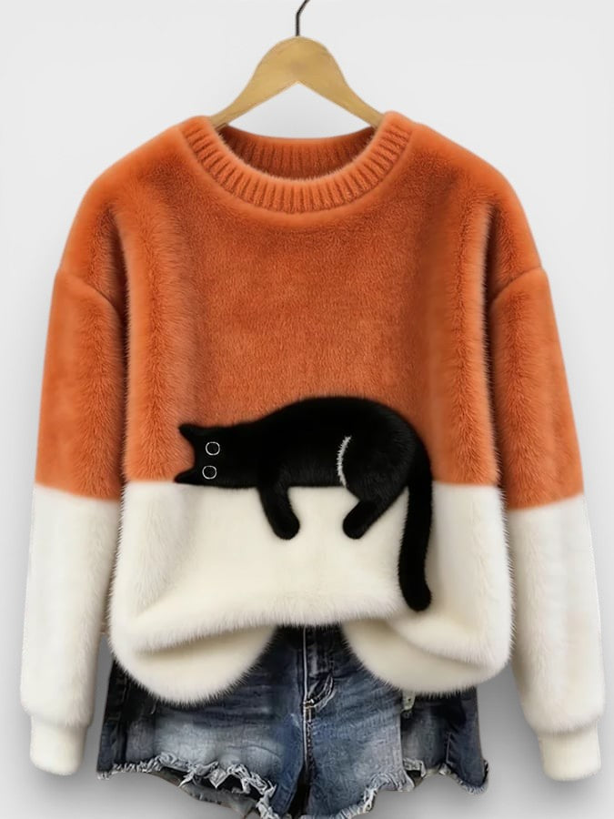 Sudadera con Estampado lustrado