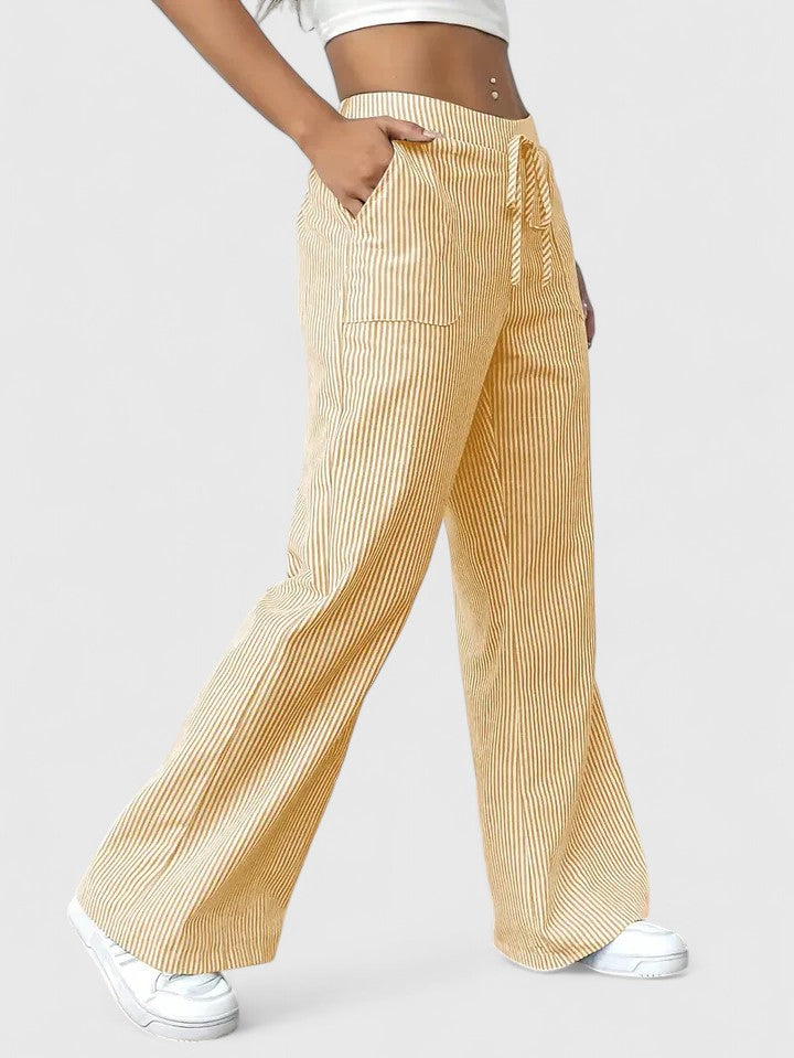 Pantalon ample de coupe classique