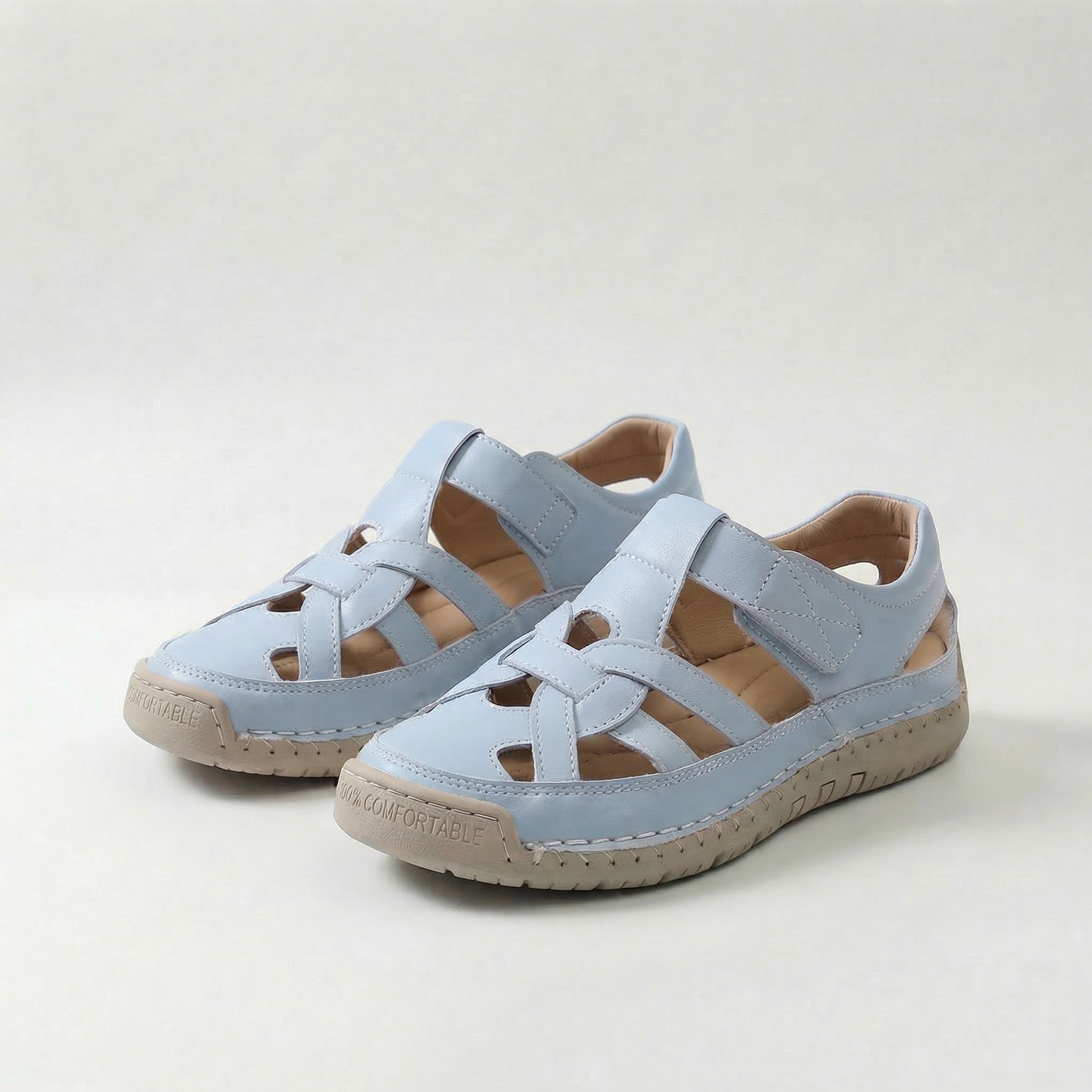 Sandalias Abiertas de Tiras