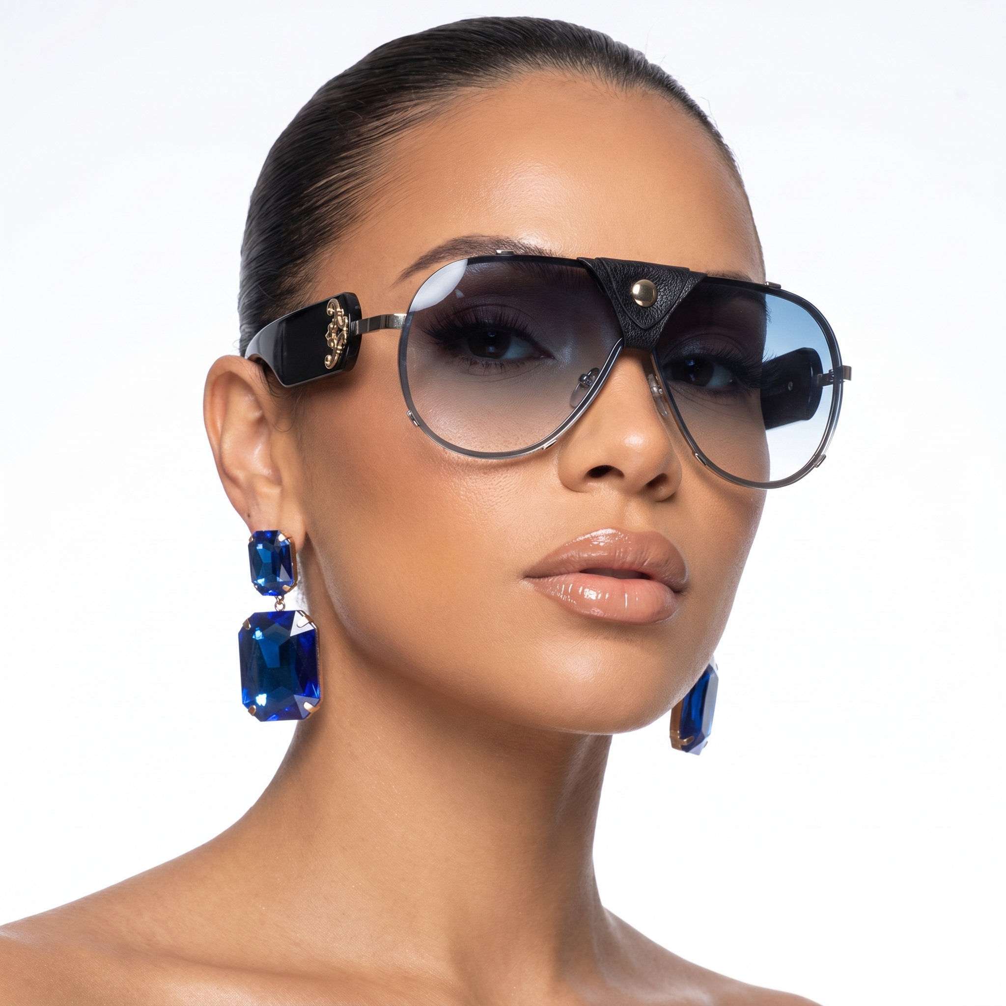 Lunettes de Soleil Aviateur Cache-Nez