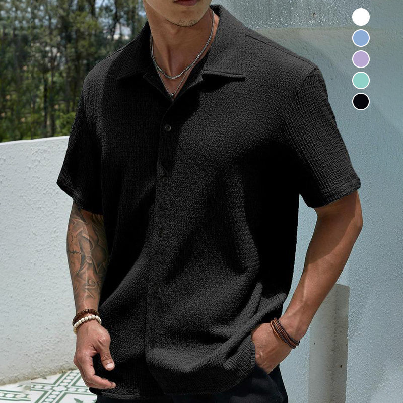 Chemise structurée boutonnée