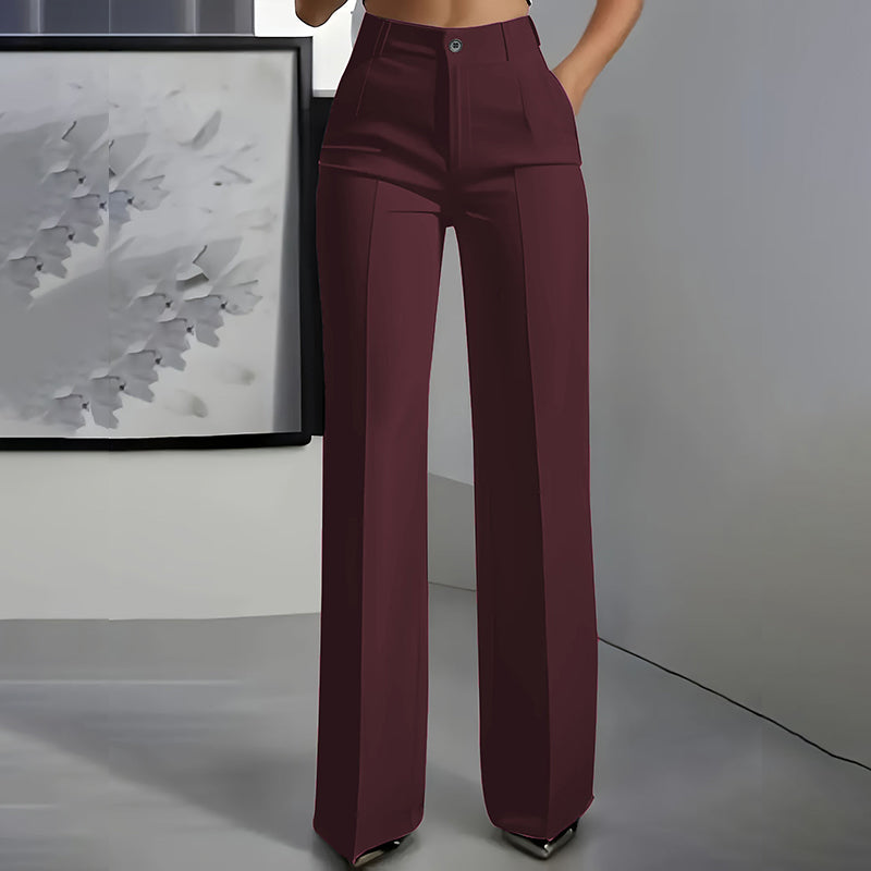 Pantalon de costume taille haute