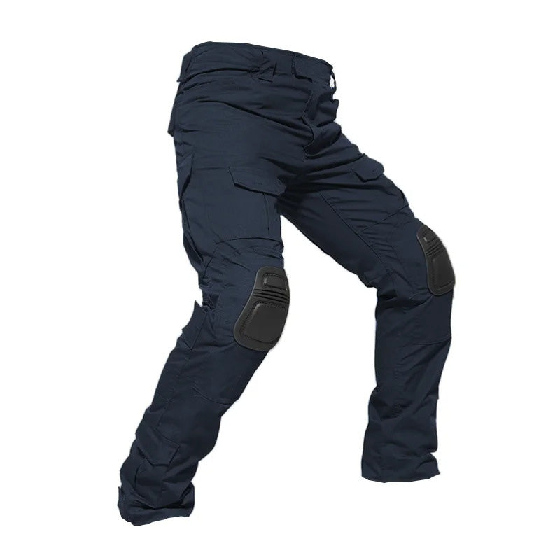 Pantalon cargo à genouillères intégrées