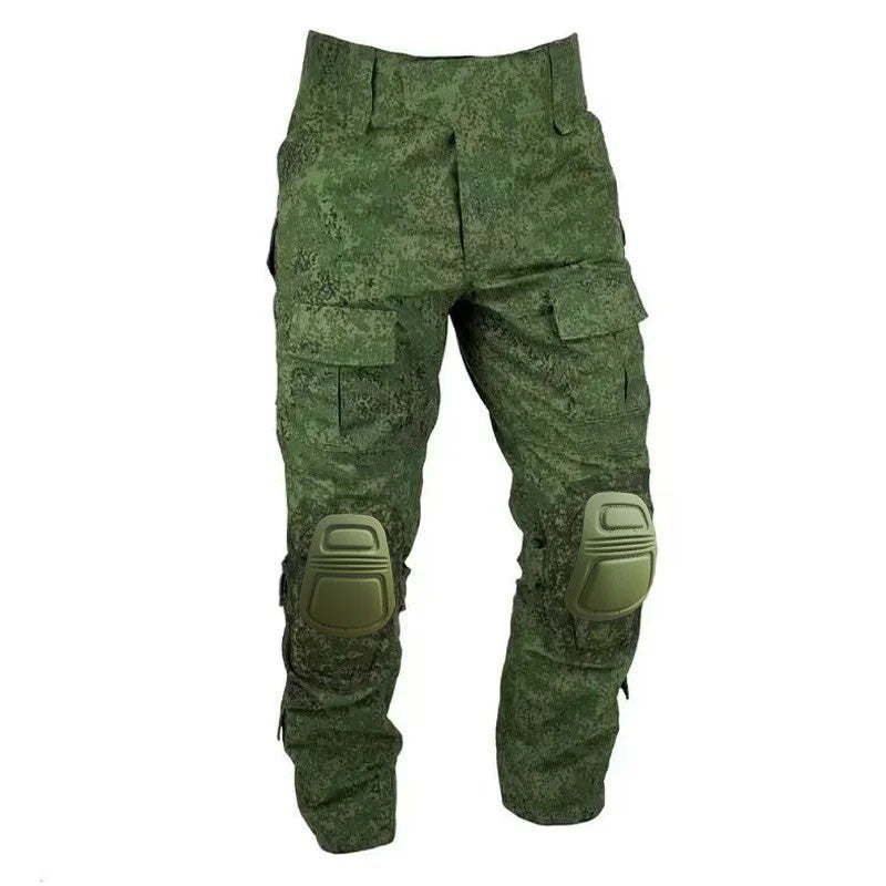 Pantalon cargo à genouillères intégrées