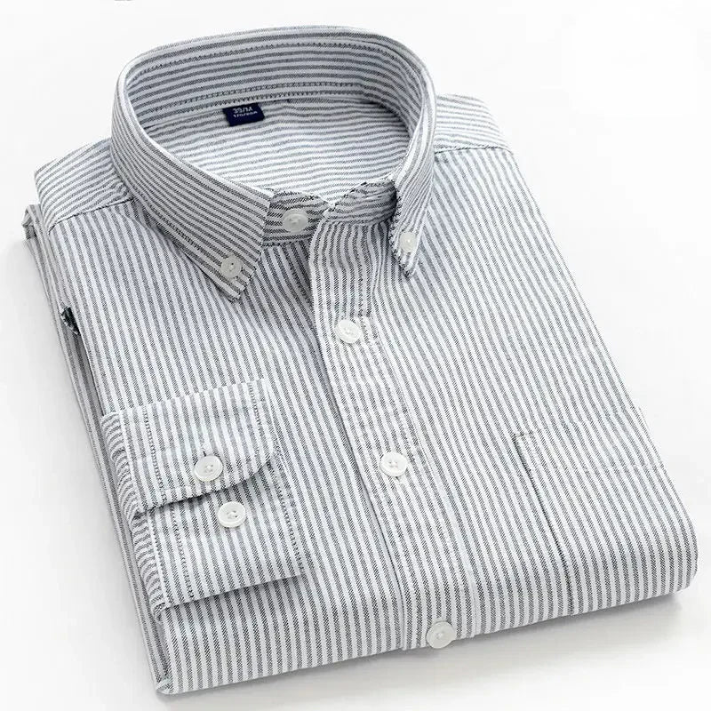 Chemise rayée en coton