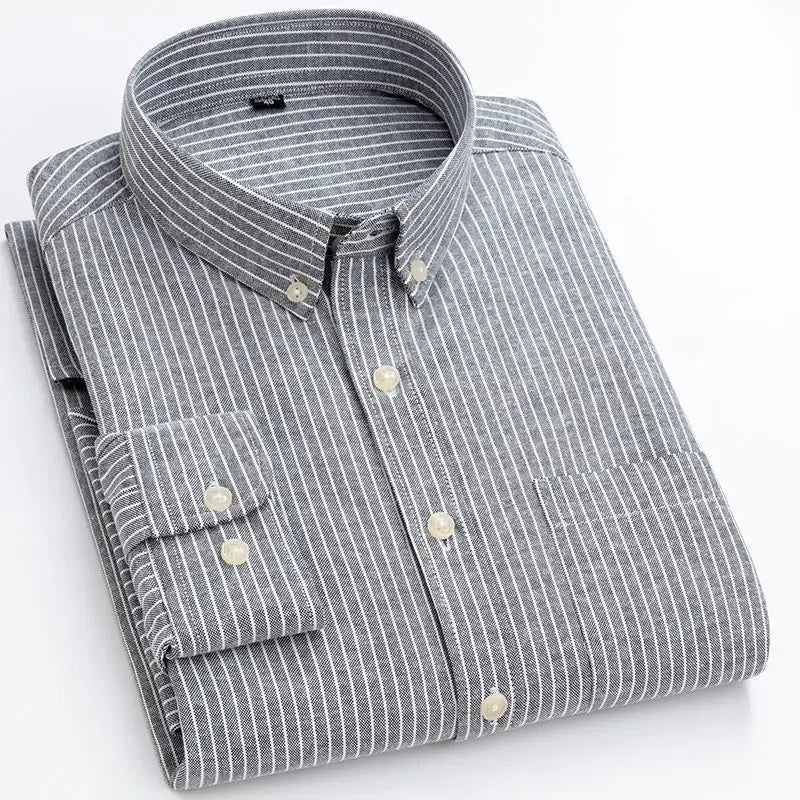 Chemise rayée en coton