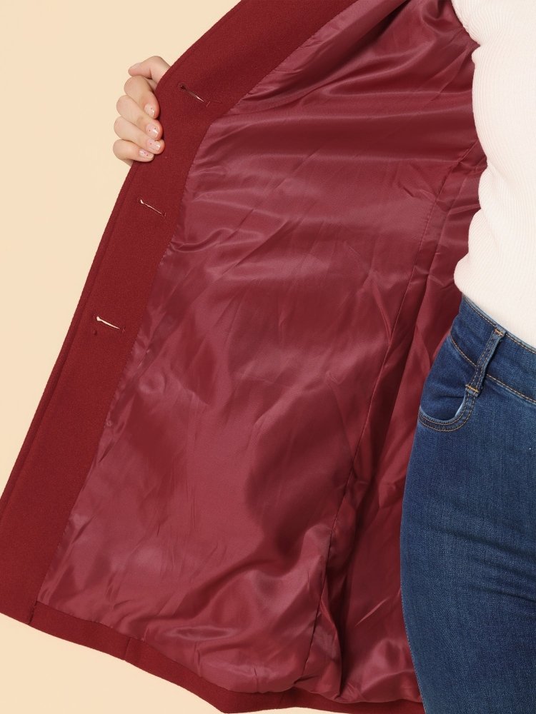 Manteau d'hiver à fermeture boutonnée