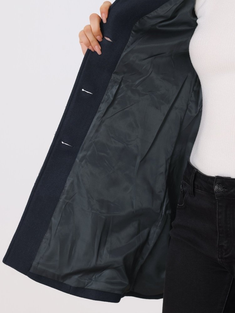 Manteau d'hiver à fermeture boutonnée